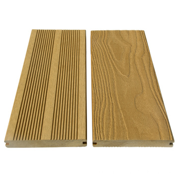 Decking wpc sólido de alta qualidade de 140mm de largura